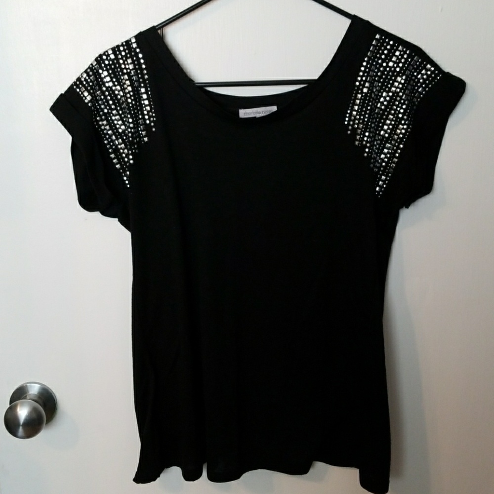 Charlotte Russe Studded Top